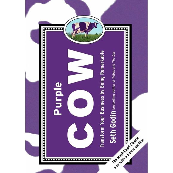 Purple Cow, New Edition: Transform Your Business by Being Remarkable Hardcover - Picture 1 of 1